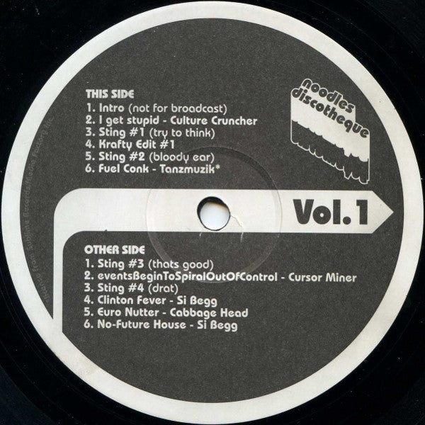 Various : Noodles Discotheque Vol. 1 (12")