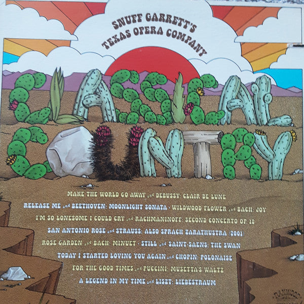 Snuff Garrett's Texas Opera Company : Classical Country (LP, Album)