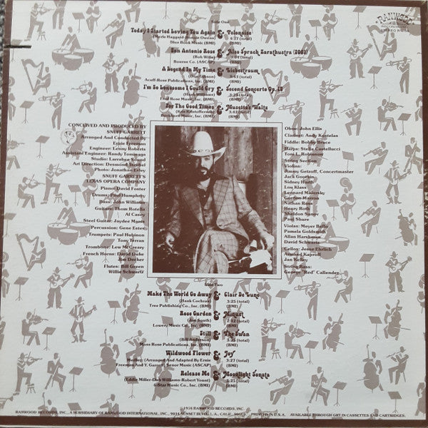 Snuff Garrett's Texas Opera Company : Classical Country (LP, Album)