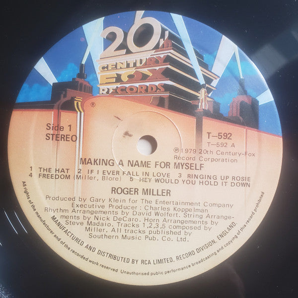 Roger Miller : Making A Name For Myself (LP, Album)