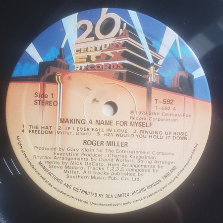 Roger Miller : Making A Name For Myself (LP, Album)