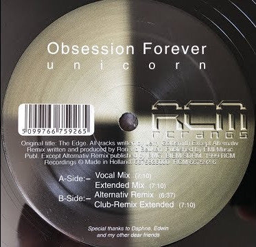 Unicorn : Obsession Forever (12")