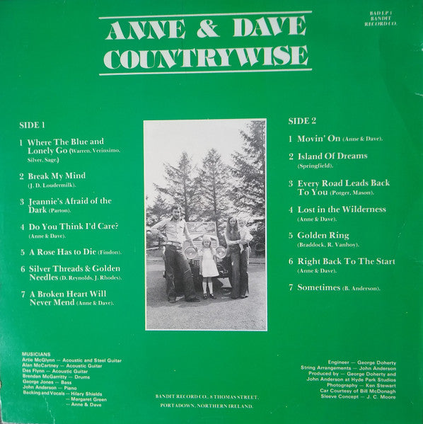 Anne & Dave : Countrywise (LP, Album)