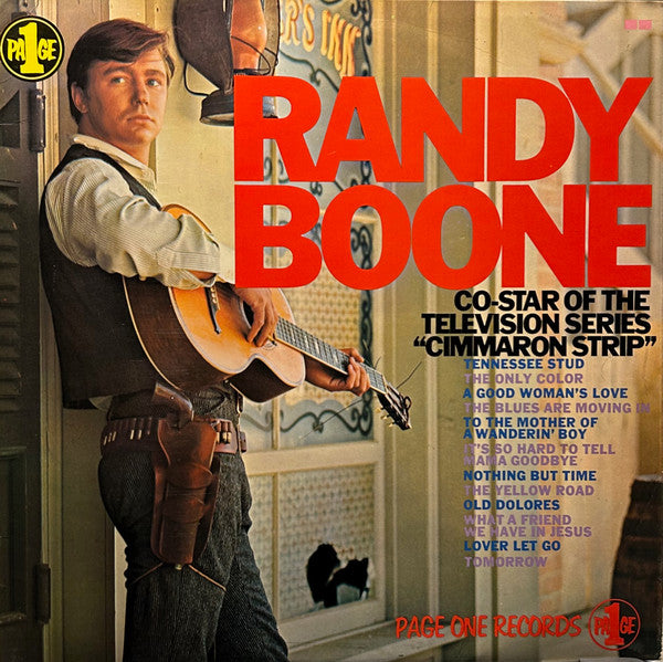 Randy Boone : Co-Star Of The Television Series "Cimarron Strip" (LP, Album, Mono)