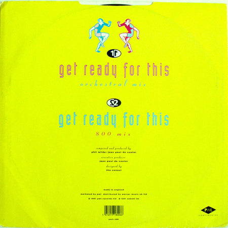 2 Unlimited : Get Ready For This (12", M/Print)