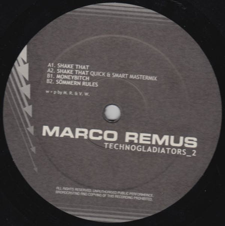Marco Remus : Technogladiators_2 (12")