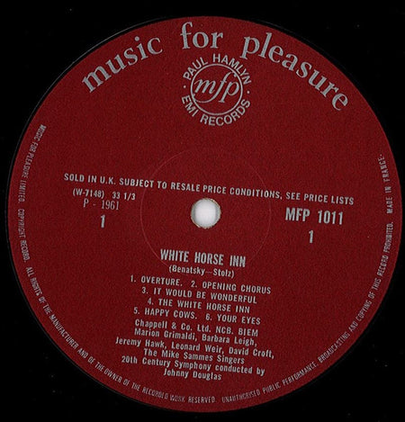 Various : White Horse Inn (LP, RE)