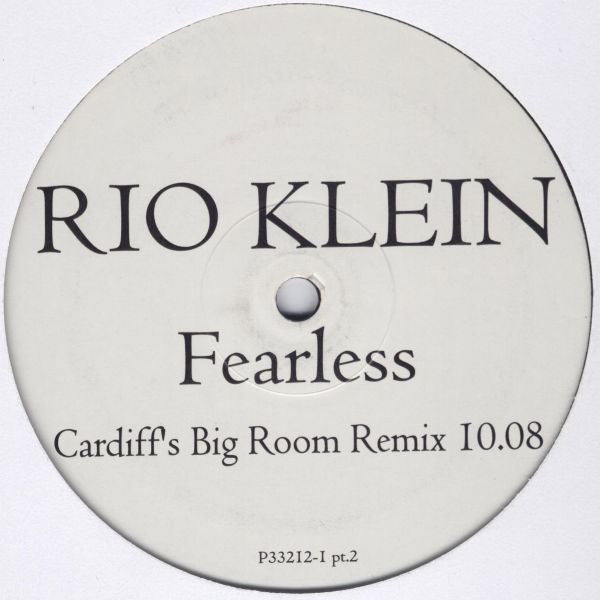Rio Klein : Fearless (12", Promo)