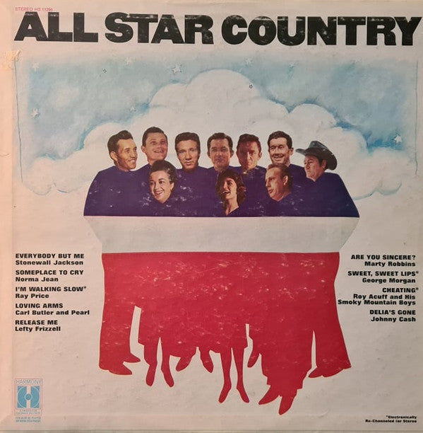 Various : All Star Country (LP, Comp, San)