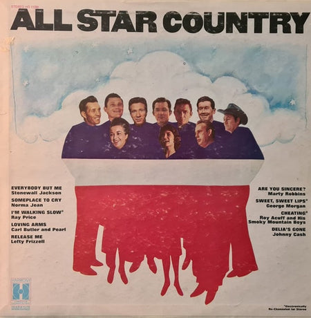Various : All Star Country (LP, Comp, San)