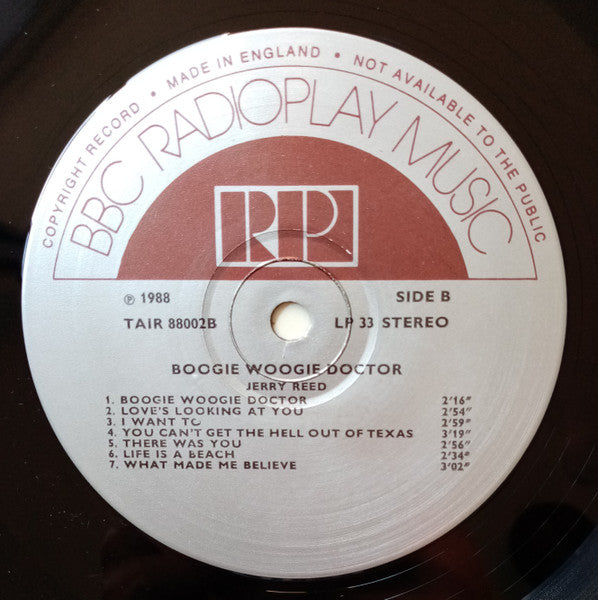 Jerry Reed : Boogie Woogie Doctor (LP, Comp)