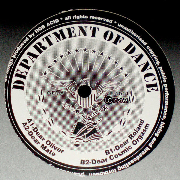 Department Of Dance : Vol. 1 (12")