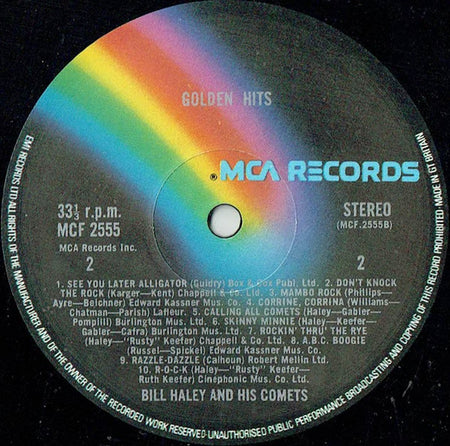 Bill Haley And His Comets : Golden Hits (LP, Comp)
