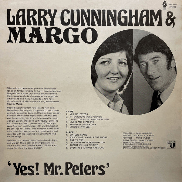 Larry Cunningham (2) & Margo (7) : Yes! Mr. Peters (LP, Album)