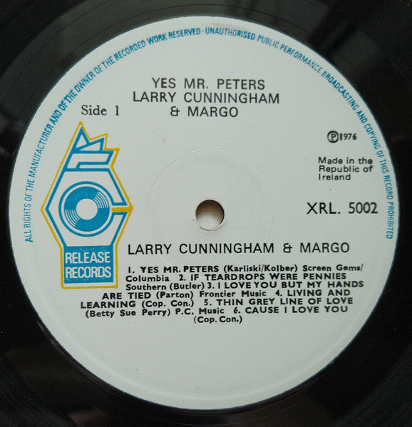Larry Cunningham (2) & Margo (7) : Yes! Mr. Peters (LP, Album)