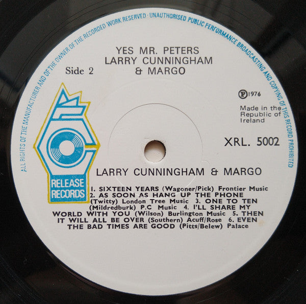 Larry Cunningham (2) & Margo (7) : Yes! Mr. Peters (LP, Album)
