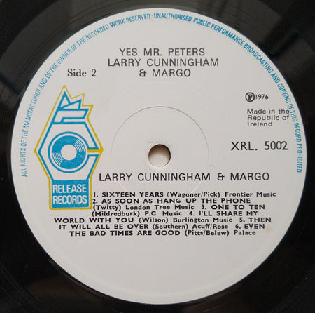 Larry Cunningham (2) & Margo (7) : Yes! Mr. Peters (LP, Album)