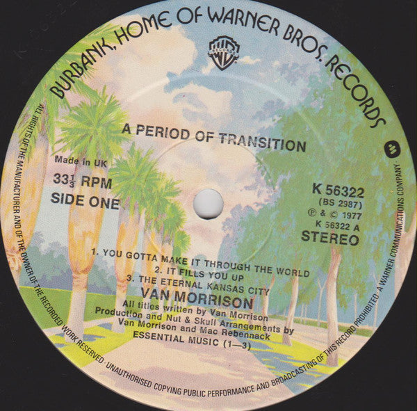 Van Morrison : A Period Of Transition (LP, Album)