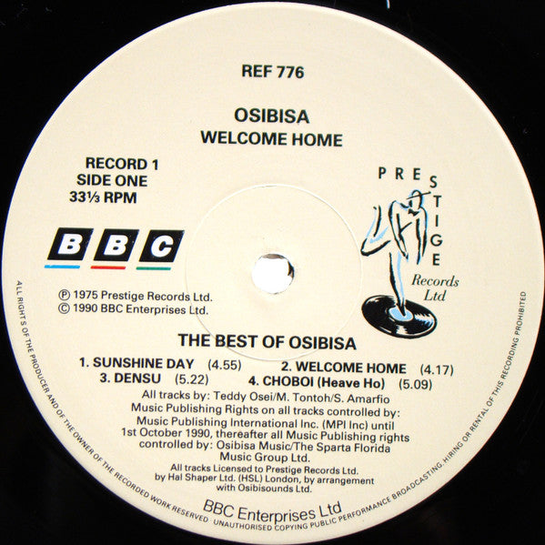 Osibisa : The Best Of Osibisa - 3 Album Set (LP, Album + LP, Album + LP, Album + Comp)