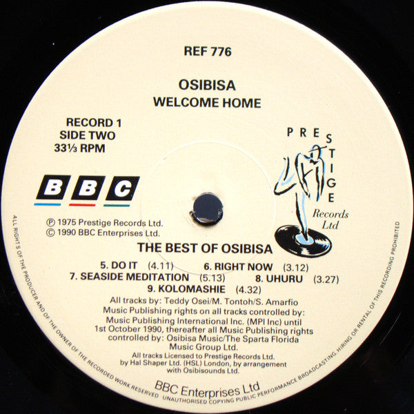 Osibisa : The Best Of Osibisa - 3 Album Set (LP, Album + LP, Album + LP, Album + Comp)