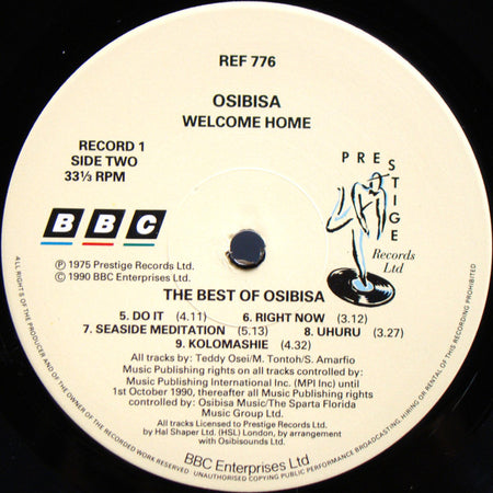 Osibisa : The Best Of Osibisa - 3 Album Set (LP, Album + LP, Album + LP, Album + Comp)