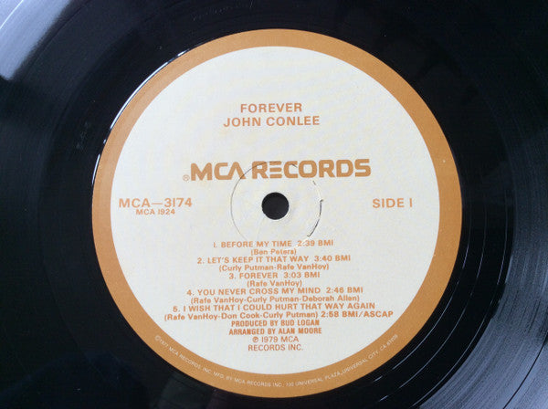 John Conlee : Forever (LP, Album, Glo)