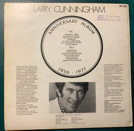 Larry Cunningham (2) : Anniversary Album 1956-1977 (LP)