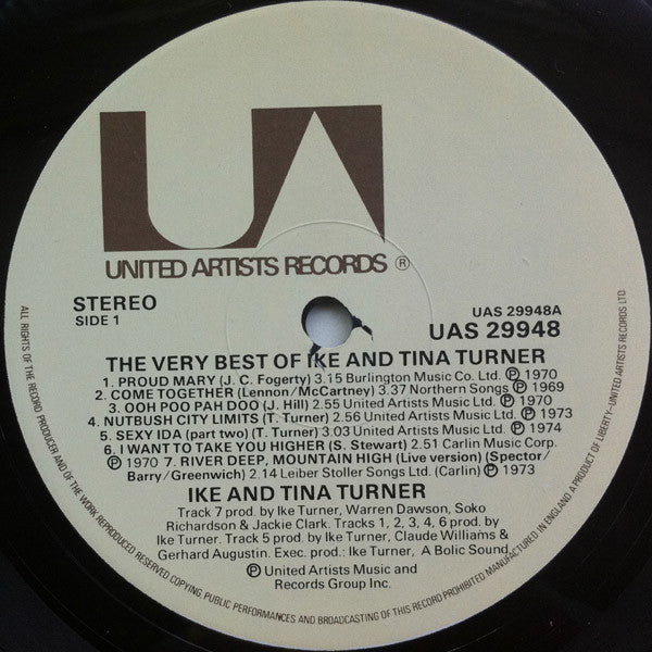 Ike & Tina Turner : The Very Best Of Ike & Tina Turner (LP, Comp)