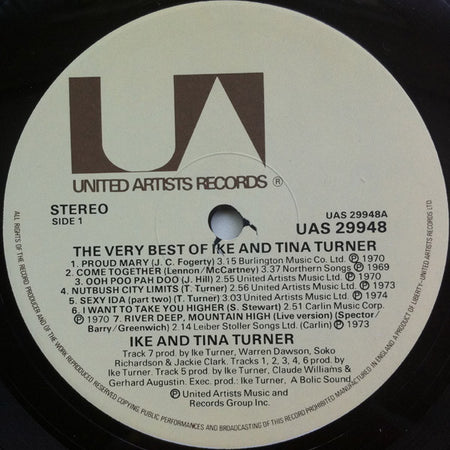 Ike & Tina Turner : The Very Best Of Ike & Tina Turner (LP, Comp)