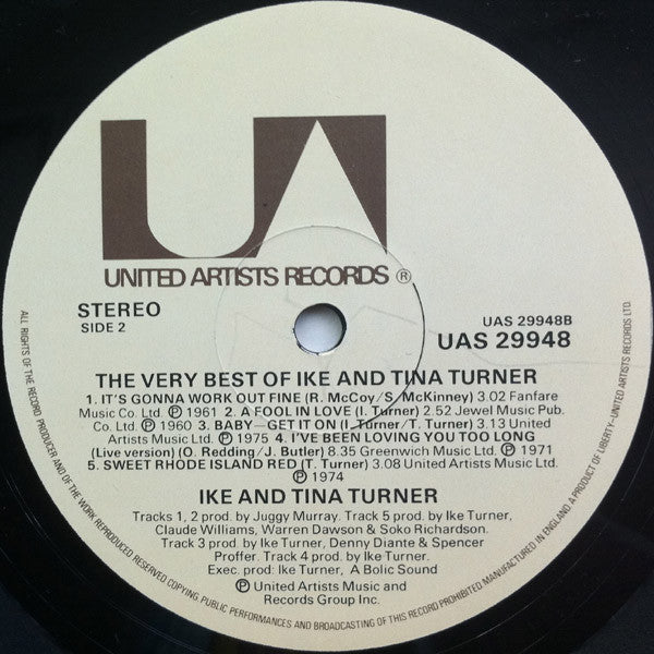 Ike & Tina Turner : The Very Best Of Ike & Tina Turner (LP, Comp)