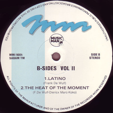 Frank De Wulf : The B-Sides Volume Two (12")