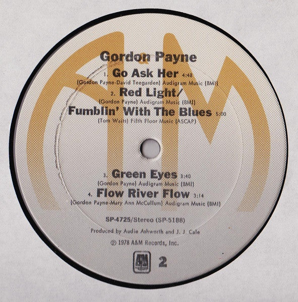 Gordon Payne : Gordon Payne (LP, Album)