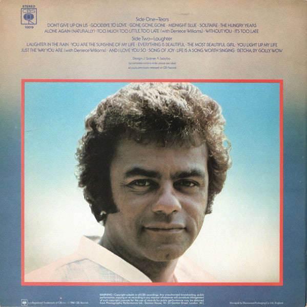 Johnny Mathis : Tears And Laughter (LP, Comp)
