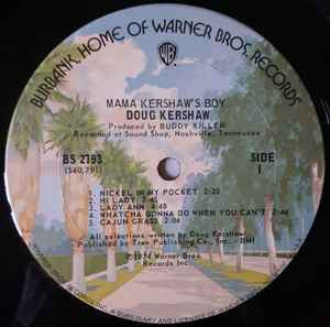 Doug Kershaw : Mama Kershaw's Boy (LP, Album, Ter)