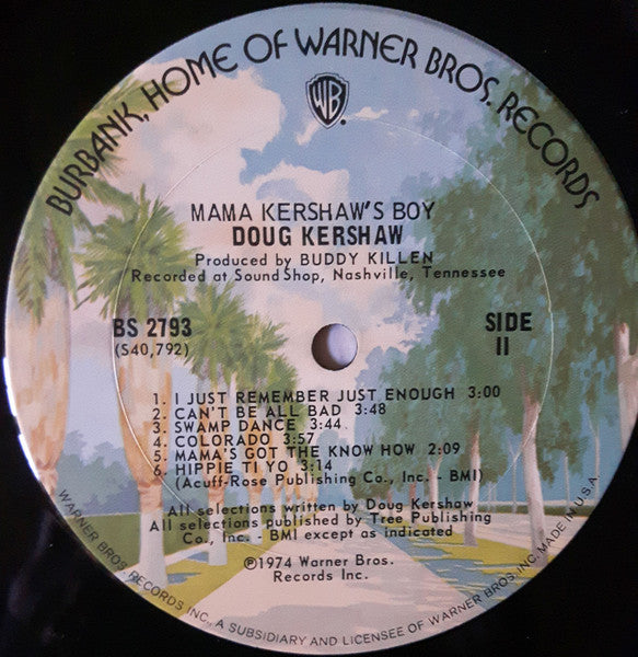 Doug Kershaw : Mama Kershaw's Boy (LP, Album, Ter)