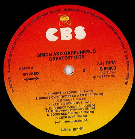 Simon & Garfunkel : Simon And Garfunkel's Greatest Hits (LP, Comp)