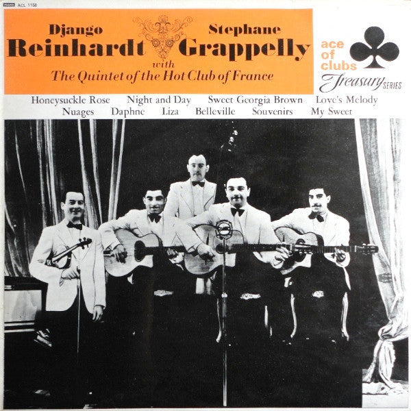 Django Reinhardt - Stéphane Grappelli With Quintette Du Hot Club De France : Django Reinhardt & Stephane Grappelly With The Quintet Of The Hot Club Of France (LP, Mono)