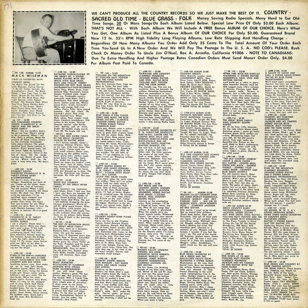 Don Reno & Bill Harrell And The Tennessee Cut-Ups : Don Reno & Bill Harrell And The Tennessee Cutups (LP, Mono, Red)