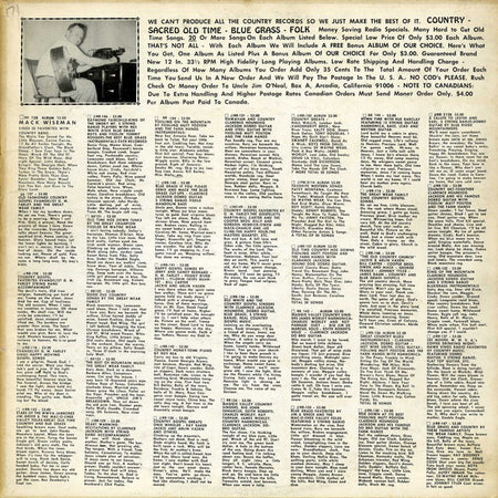 Don Reno & Bill Harrell And The Tennessee Cut-Ups : Don Reno & Bill Harrell And The Tennessee Cutups (LP, Mono, Red)