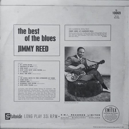 Jimmy Reed : The Best Of The Blues  (LP, Album, Mono)