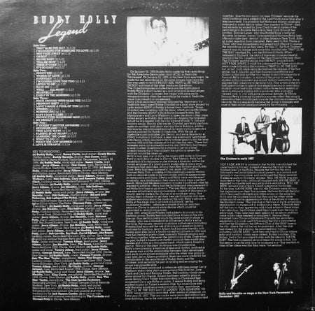 Buddy Holly : Legend (2xLP, Comp, Mono)