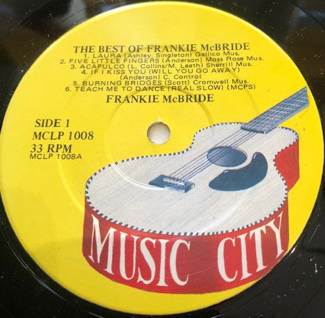 Frankie McBride : The Best Of Frankie McBride (LP, Comp)