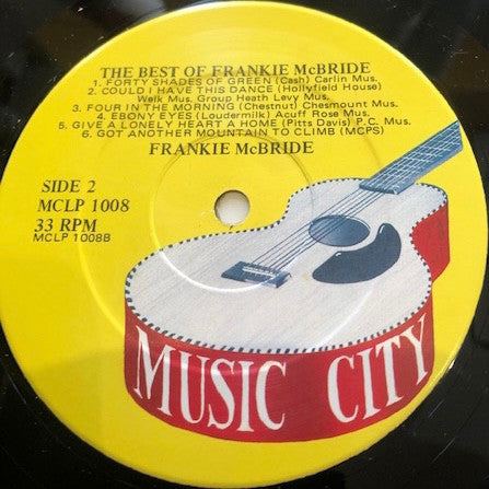 Frankie McBride : The Best Of Frankie McBride (LP, Comp)