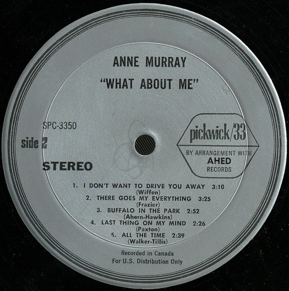 Anne Murray : What About Me (LP, Album, RE)