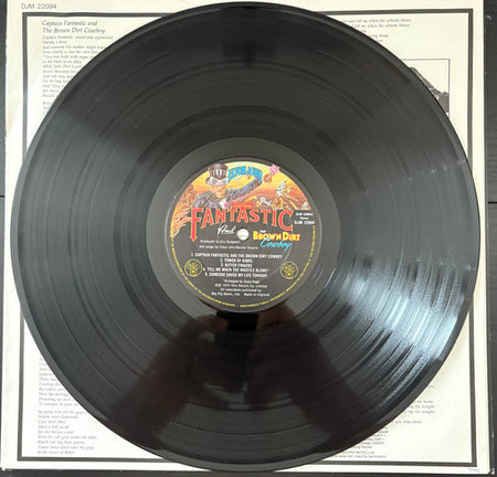 Elton John : Captain Fantastic And The Brown Dirt Cowboy (LP, Album, RE)