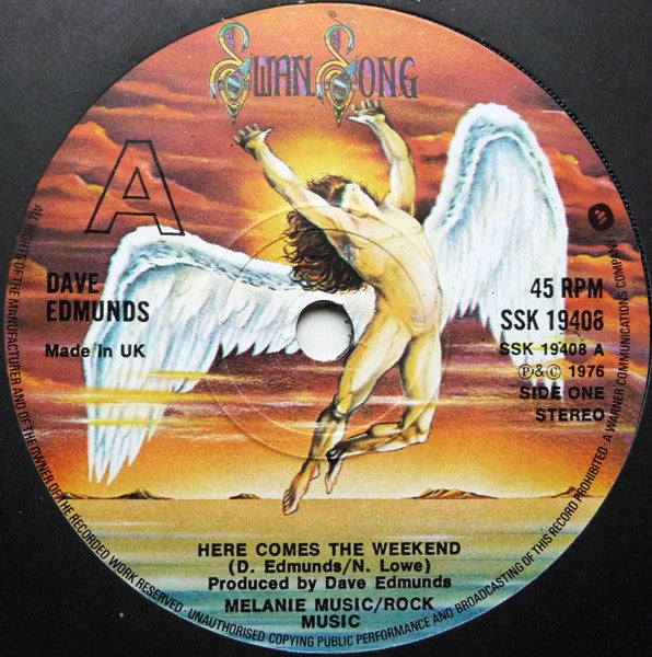 Dave Edmunds : Here Comes The Weekend (7")