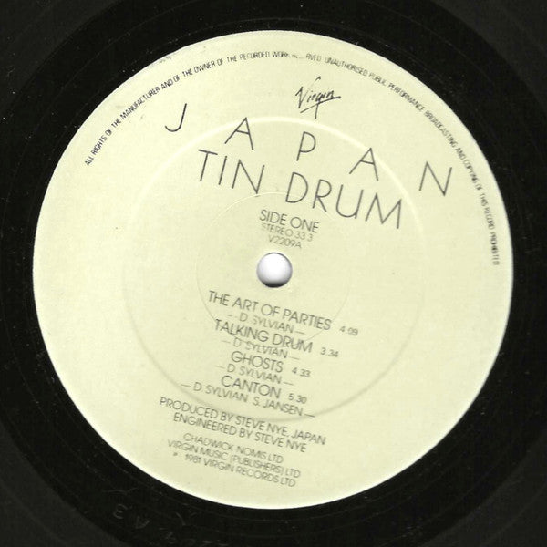 Japan : Tin Drum (LP, Album)