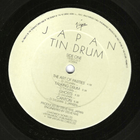 Japan : Tin Drum (LP, Album)