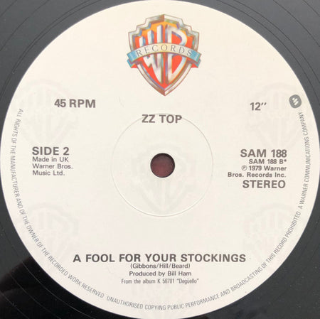 ZZ Top : Legs (Metal Mix) (12", Maxi)
