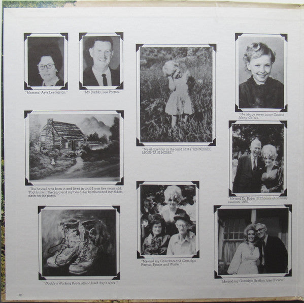 Dolly Parton : My Tennessee Mountain Home (LP, Album, Ind)